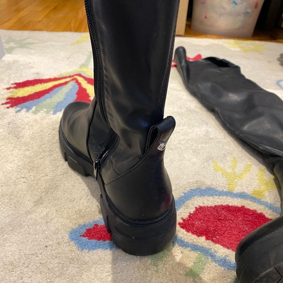 Aldo Black Over-the-Knee Women's Boots - Picture 4 of 6